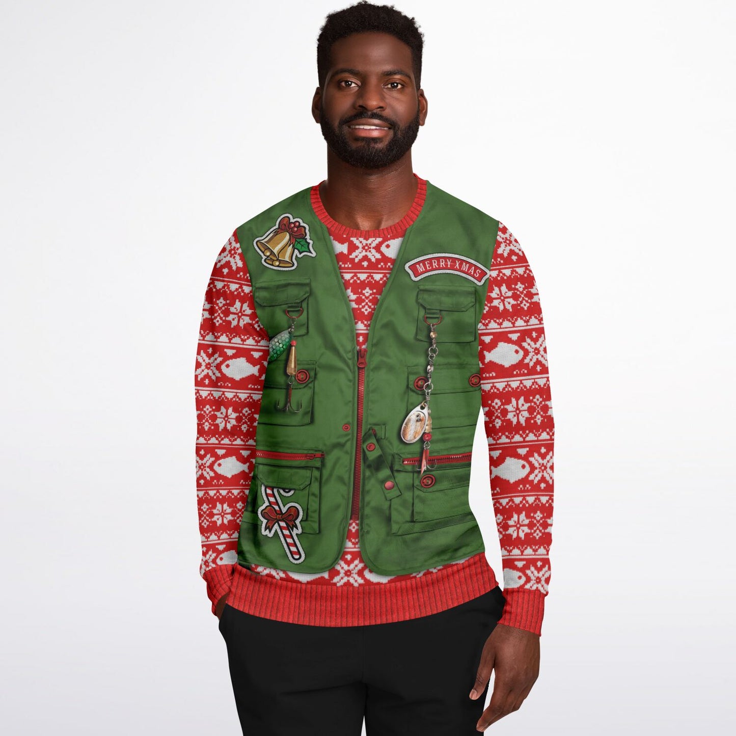 Fishing Vest Ugly Sweater/Sweatshirt