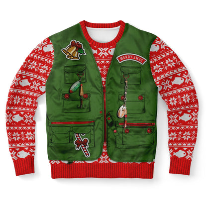 Fishing Vest Ugly Sweater/Sweatshirt