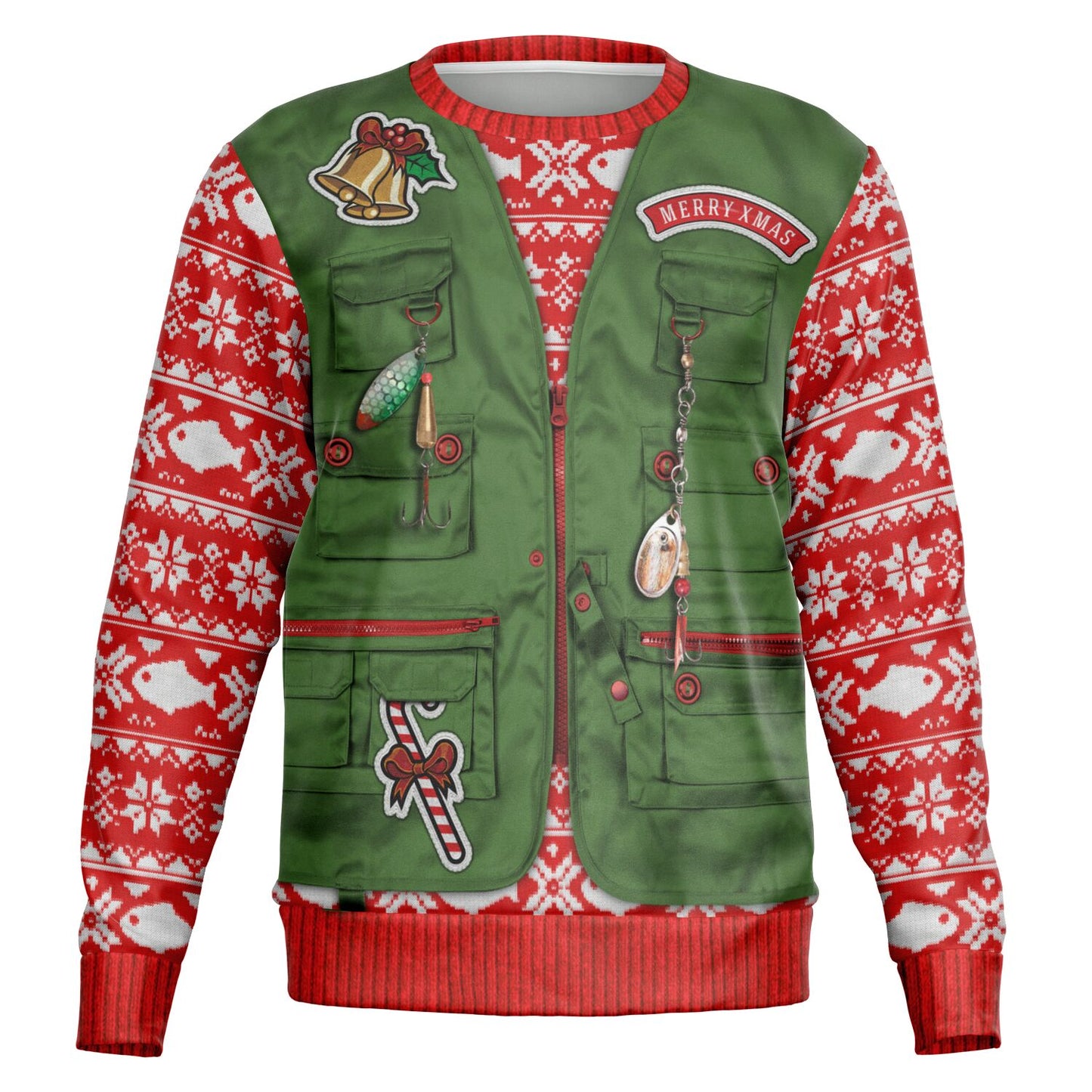 Fishing Vest Ugly Sweater/Sweatshirt